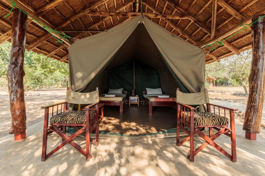 Non self contained tent